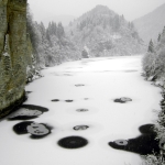 Malacarne Dorina - il lago senaiga d'inverno